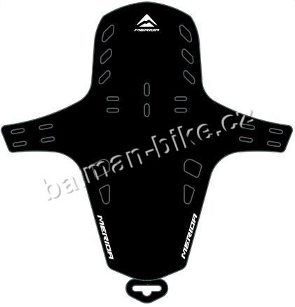 Blatník přední do vidlice černý