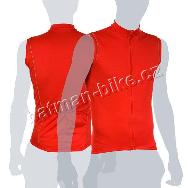 Dres MERIDA pánský Classic bez rukávů červený