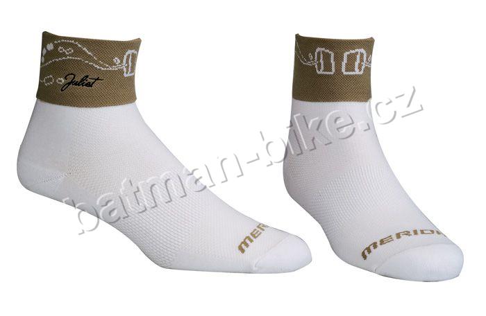 Ponožky Merida Juliet bílé/kapučíno