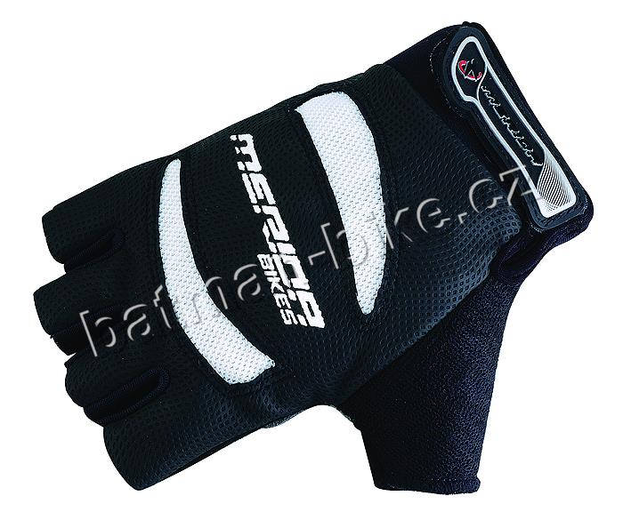 Rukavice Merida krátké 1137 černo/bílé S