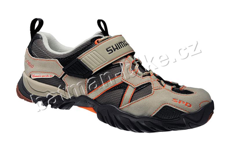 Tretry Shimano WM40 hnědo/oranž  36