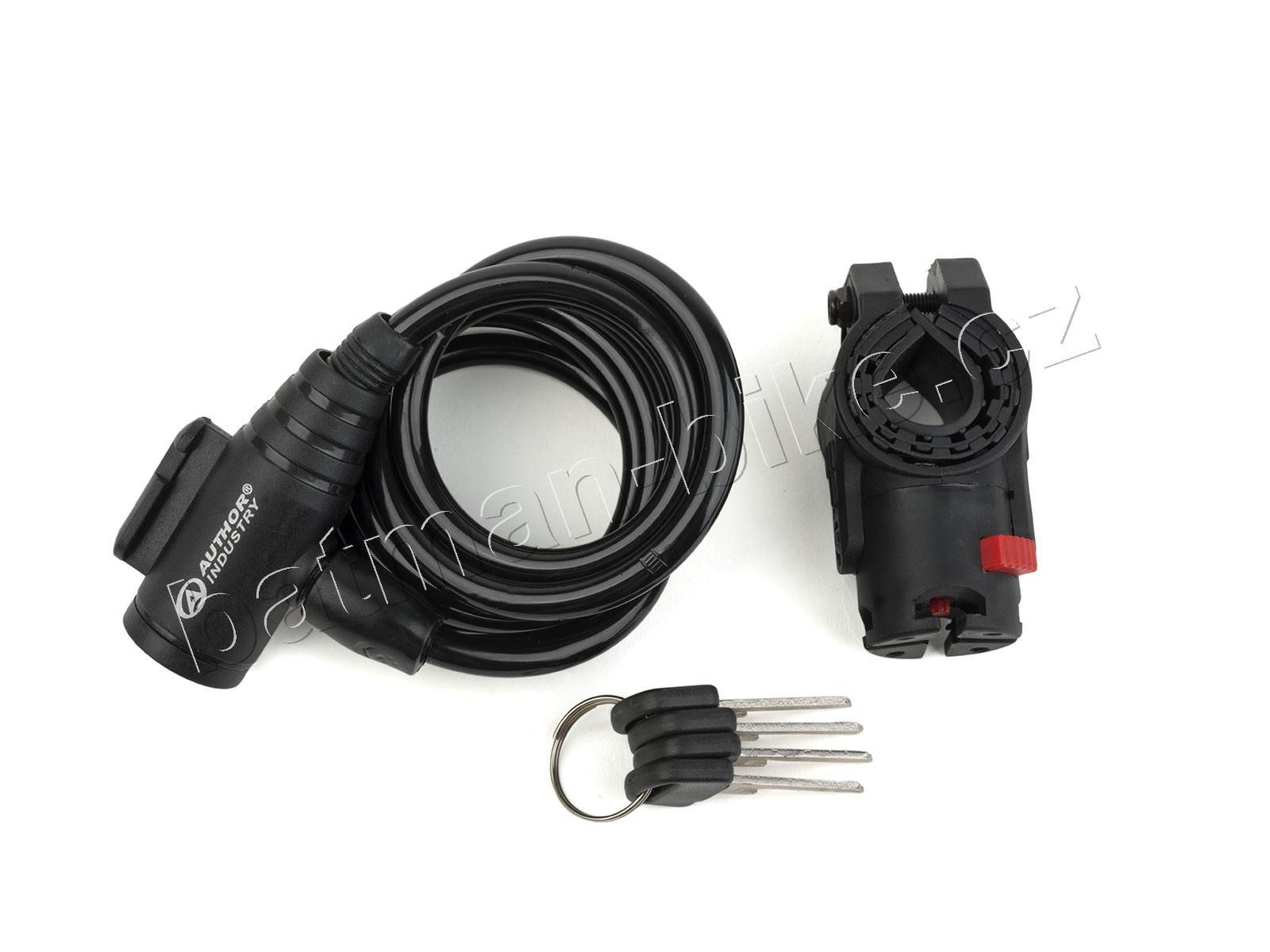 Zámek ASL-31 spirála černá