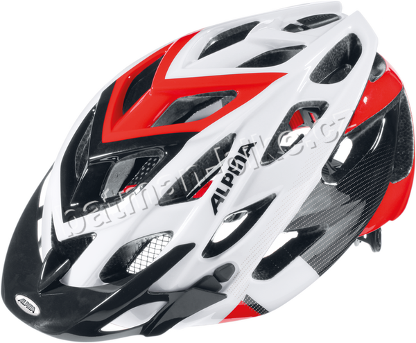 Přilba ALPINA D-ALTO white-black-red