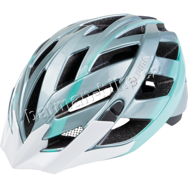 Přilba ALPINA PANOMA steelgrey-smaragd