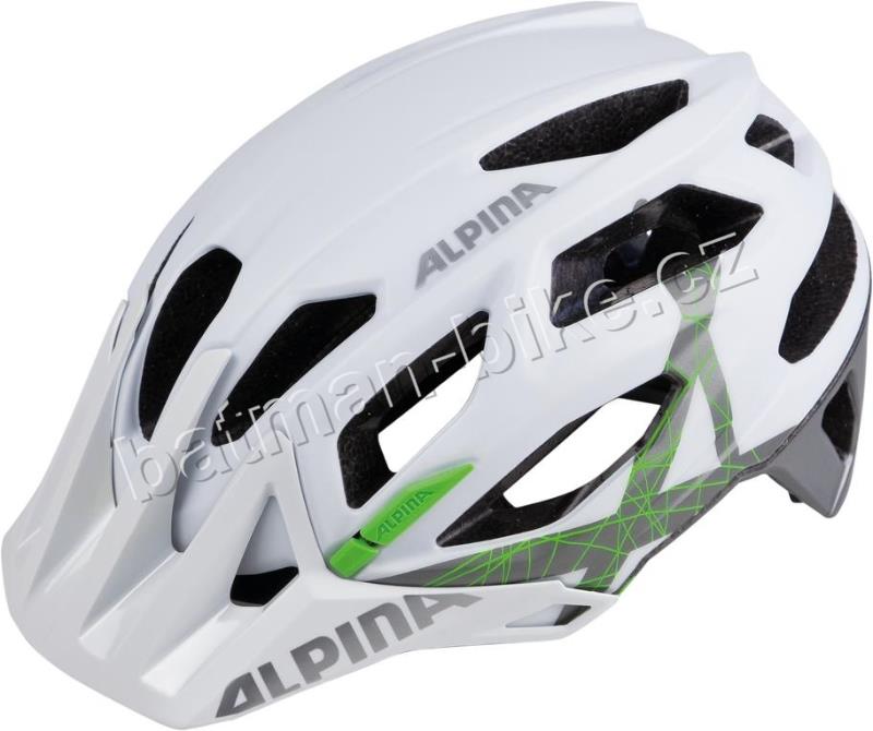 Přilba Alpina GARBANZO white-titanium-green