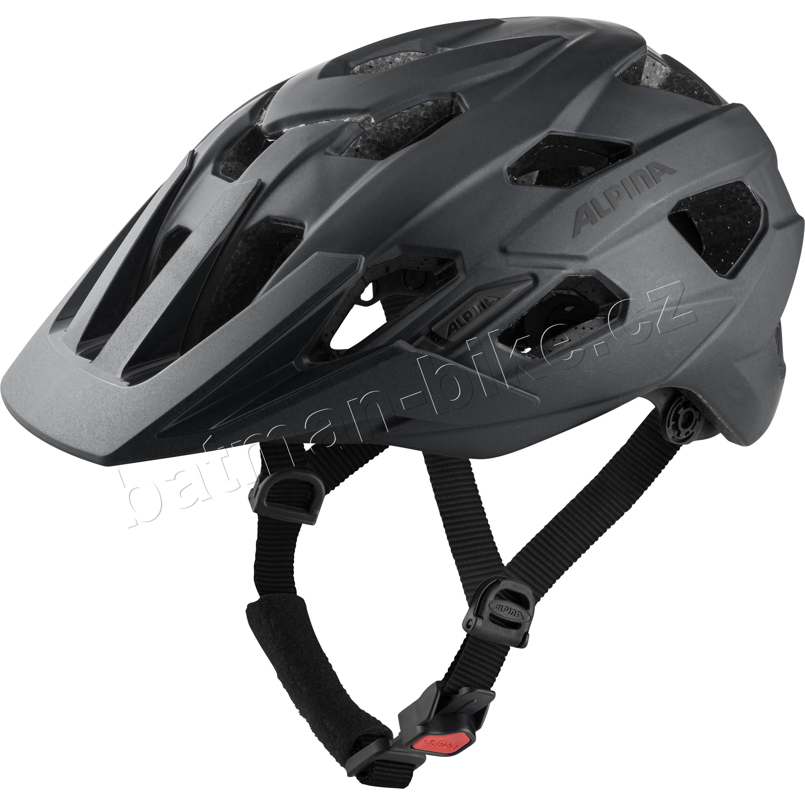Přilba Alpina cyklistická ANZANA black matt