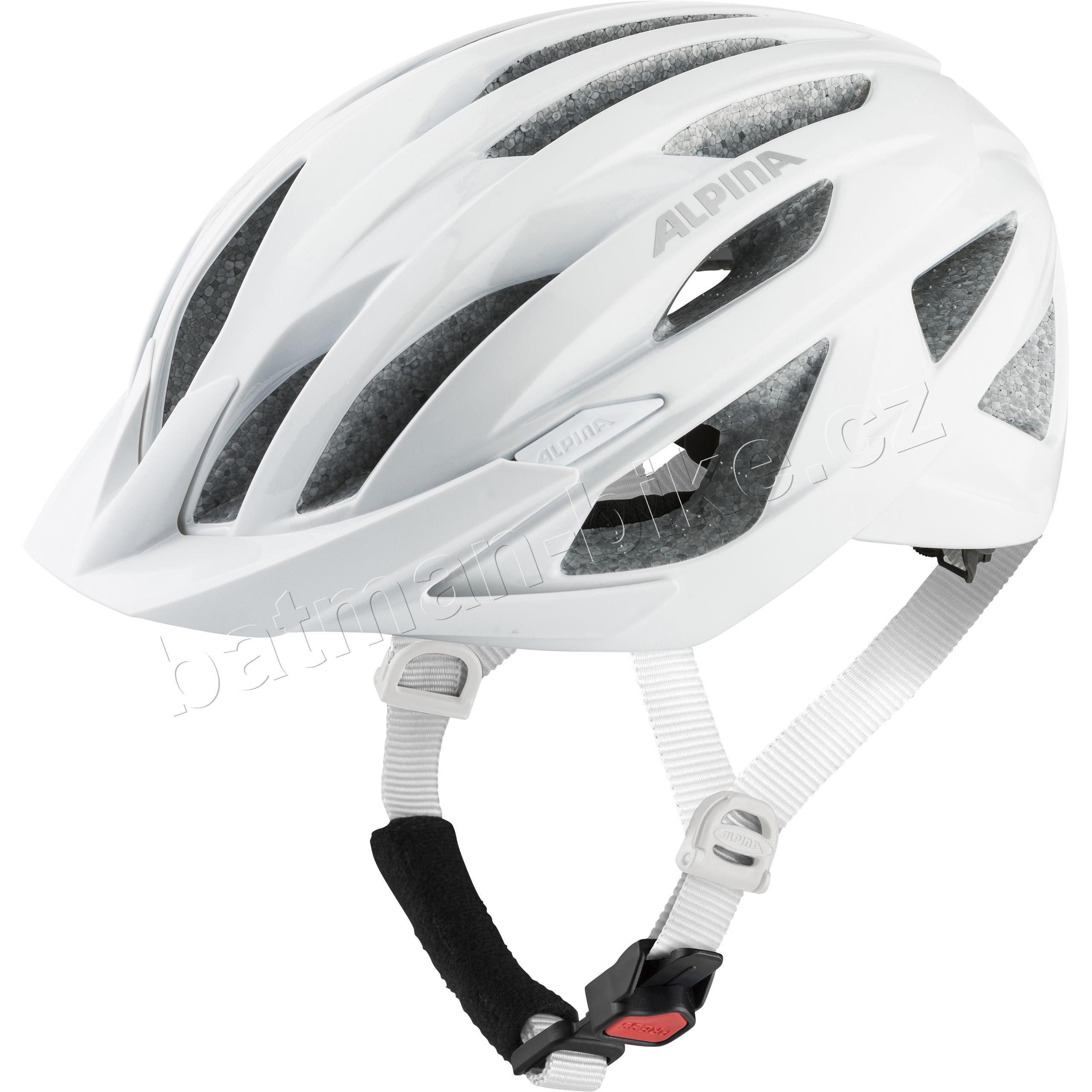 Přilba Alpina cyklistická PARANA white gloss