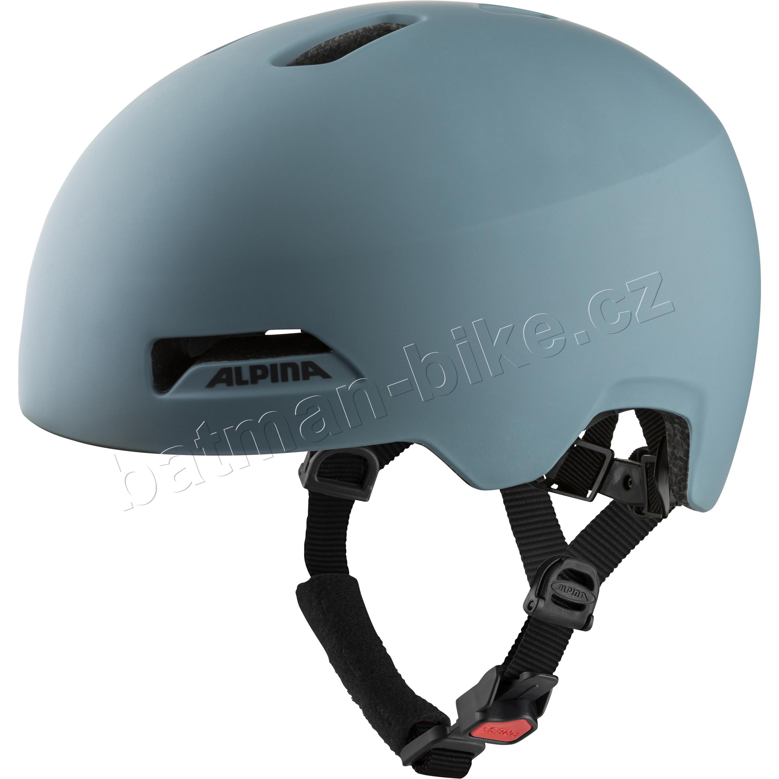 Přilba Alpina cyklistická Haarlem dirt-blue matt* 52-57