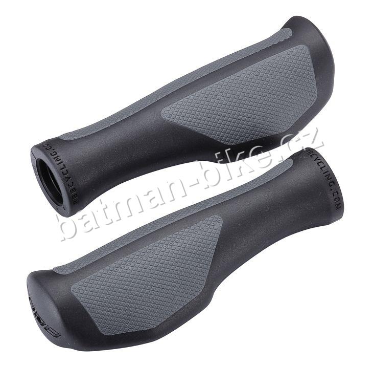 Gripy BBB InterGrip 130mm černo/šedé