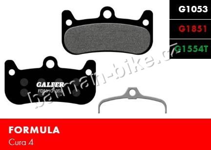 Brzdové desky Galfer FD531 - Formula zelené