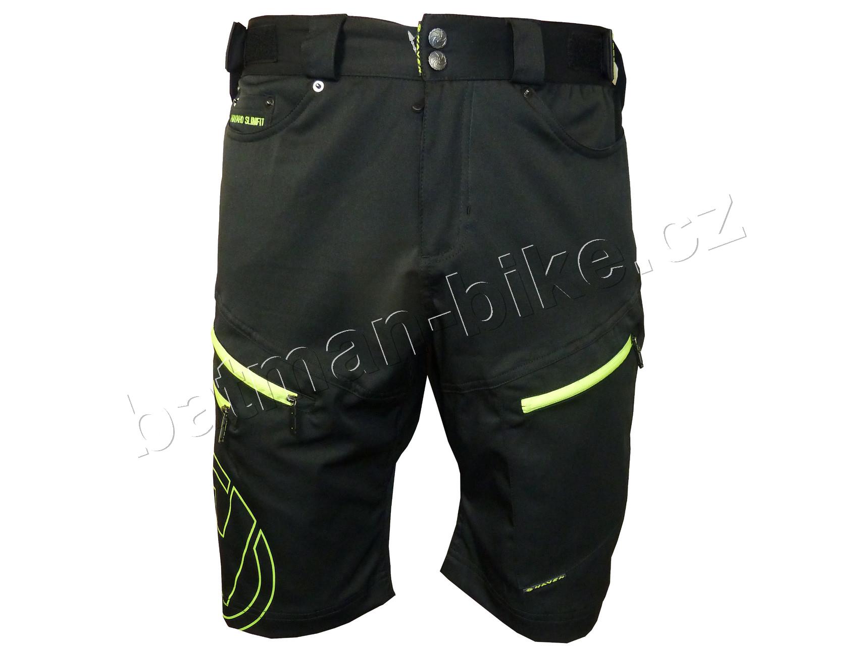 Kraťasy HAVEN NAVAHO SLIMFIT black/green