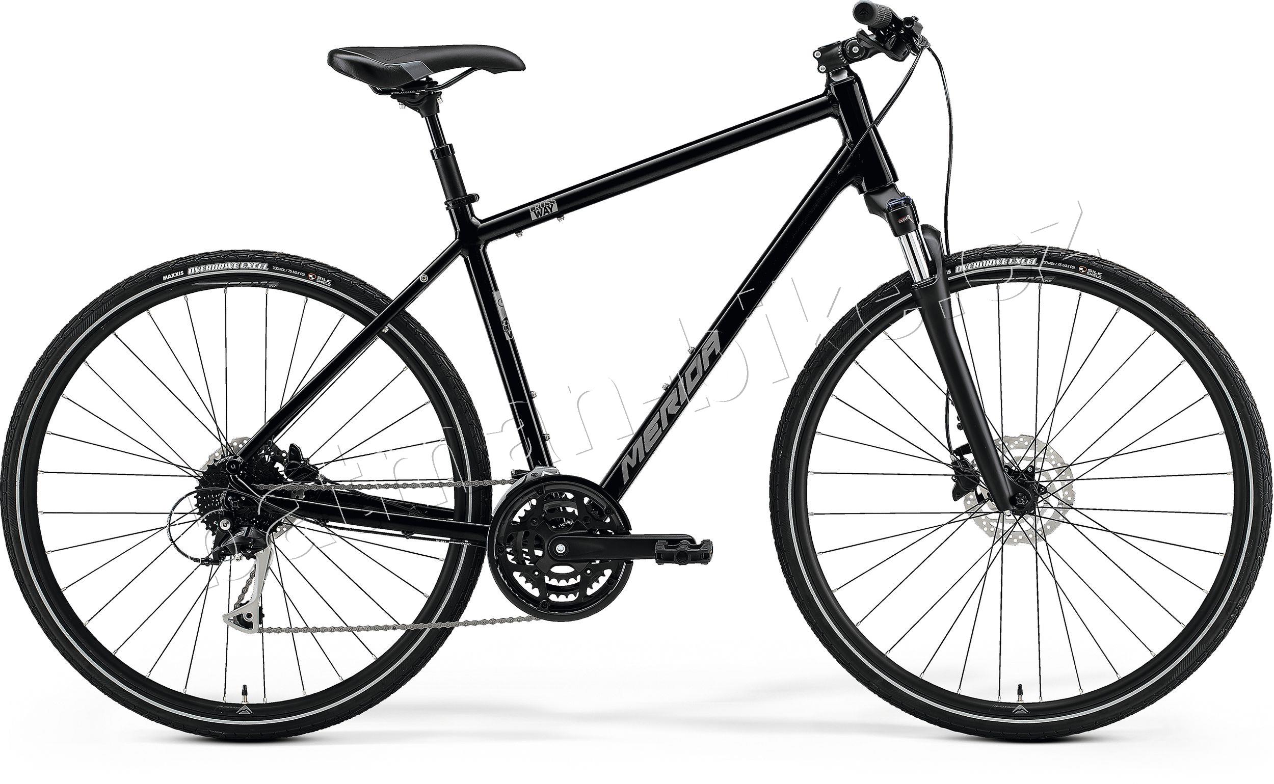 Merida CROSSWAY 100 Glossy Blac(Matt Silver)