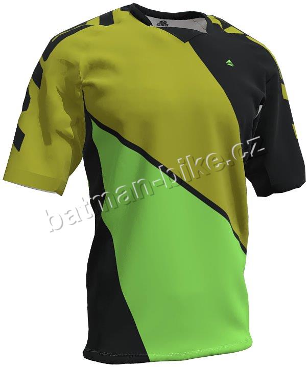 Dres pánský GSG FREERIDE černo-zelený