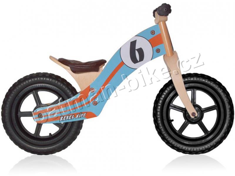 Odrážedlo Rebel Kidz Wood Air dřevo, 12