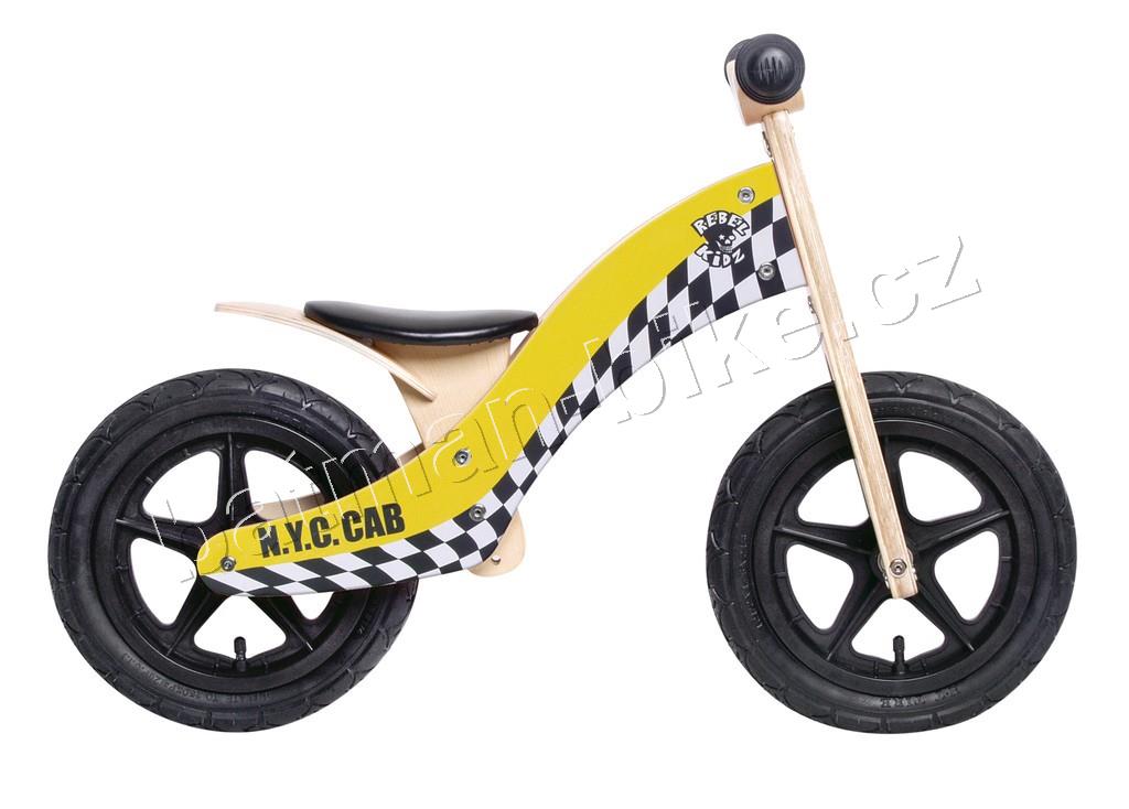 Odrážedlo Rebel Kidz Wood Air dřevo, 12