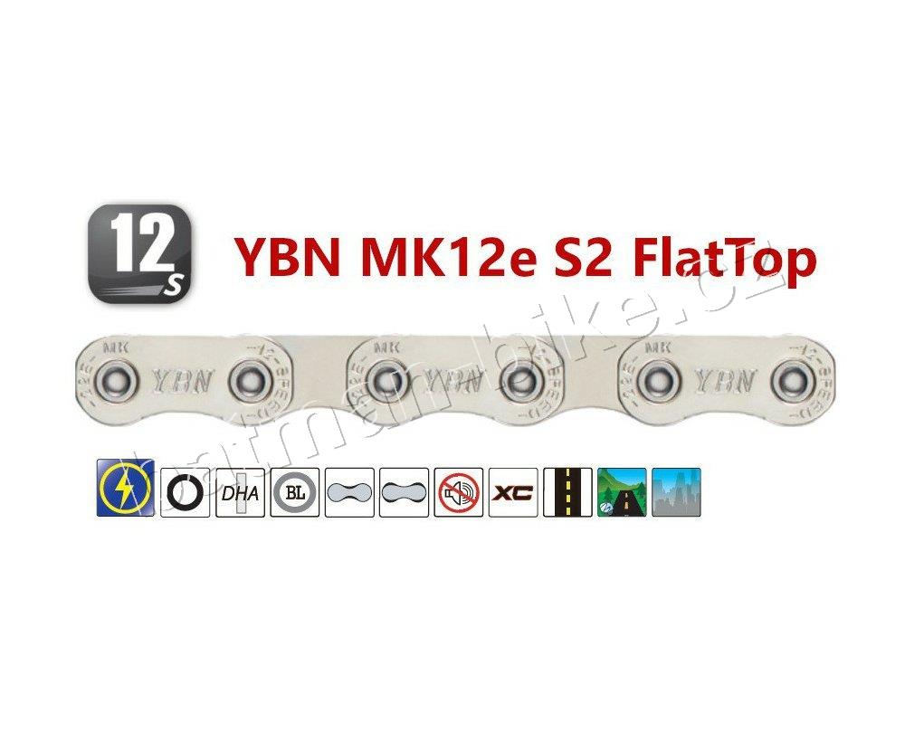 Řetěz MK12e S2 pro E-kola stříbrný 12x (136čl.)
