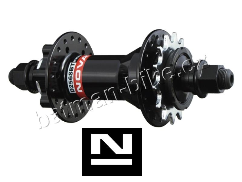 Náboj zadní Novatec D256SBT-15T, zadní, 32děr, černý