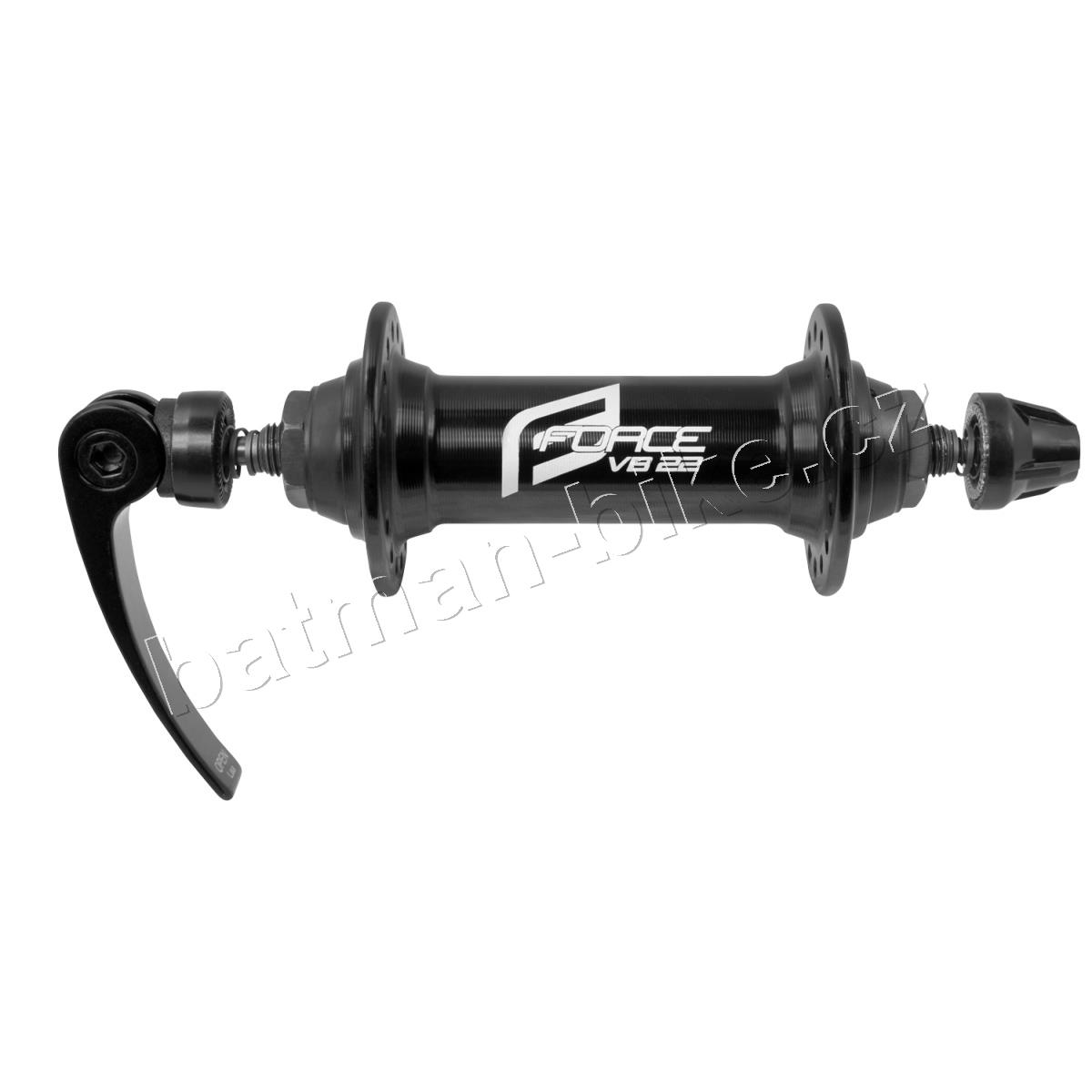 Náboj přední F. VB-22 s gumovou krytkou 32d,černý