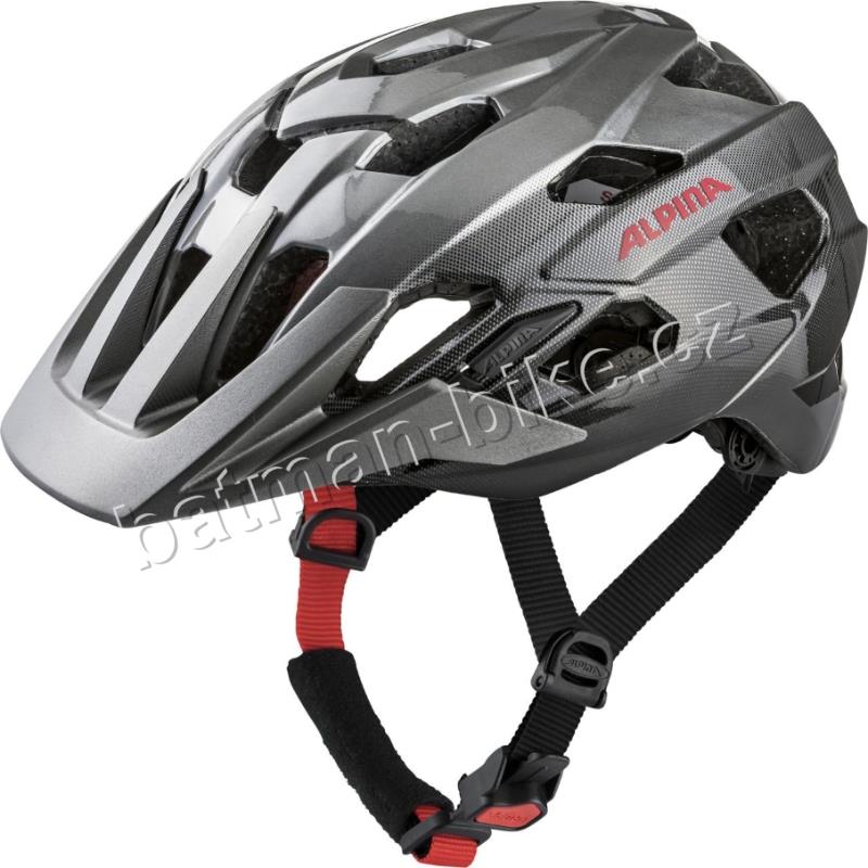 Přilba Alpina ANZANA darksilver-black-red