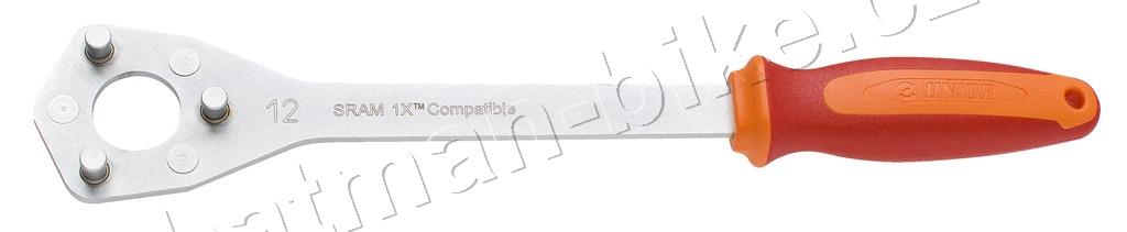 Klíč kazety UNIOR pro pastorek 11/12z, rukojeť